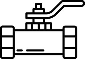 l'eau contrôle contour illustration vecteur