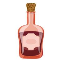 ancien bouteille de Cognac illustration vecteur