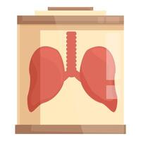 détaillé graphique de Humain poumons adapté pour médical et éducatif utilisation vecteur