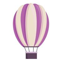 coloré dessin animé chaud air ballon illustration vecteur