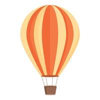 illustration colorée de ballon à air chaud vecteur