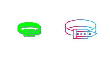 conception d'icône de ceinture vecteur