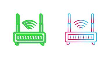 conception d'icône de routeur wifi vecteur