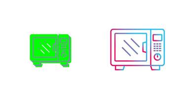 conception d'icône de micro-ondes vecteur
