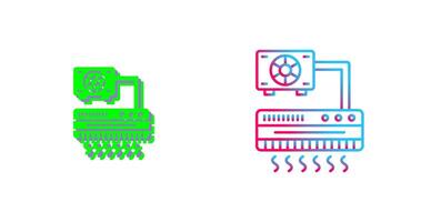 conception d'icône de climatiseur vecteur