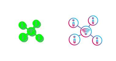 conception d'icônes wifi vecteur