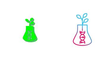 conception d'icône de biologie vecteur