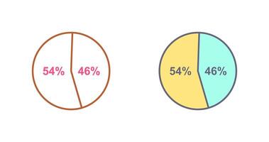 candidat Statistiques icône conception vecteur