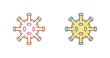 conception d'icône de virus vecteur