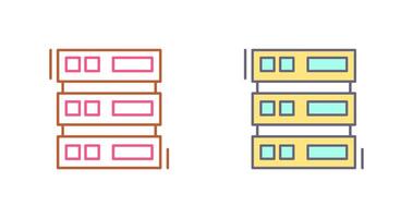 conception d'icône de serveur vecteur