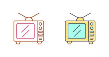 conception d'icône de télévision vecteur