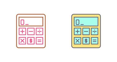 conception d & # 39; icône de calculatrice vecteur