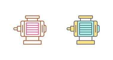 électrique moteur icône conception vecteur