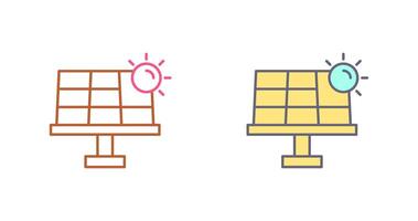 conception d'icône d'énergie solaire vecteur