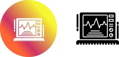 ekg moniteur icône conception vecteur