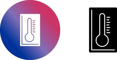 conception d'icône de thermomètre vecteur