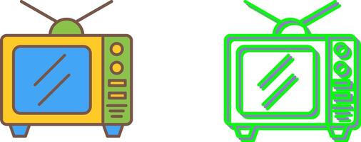 conception d'icône de télévision vecteur
