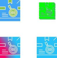 suivi code icône conception vecteur