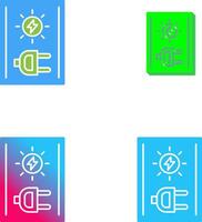 conception d'icône d'électricité vecteur