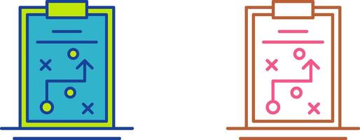 conception d'icône de stratégie vecteur