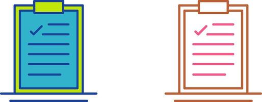 conception d'icône de presse-papiers vecteur