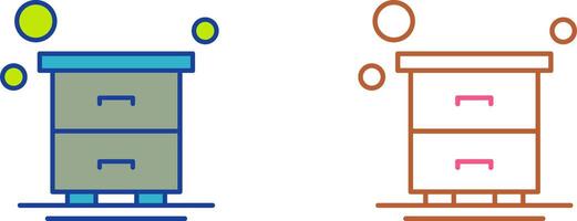 conception d'icône de table vecteur