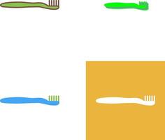 conception d'icône de brosse à dents vecteur