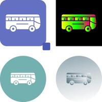 conception d'icône de bus vecteur