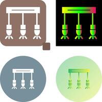 conception d'icône de lumière vecteur