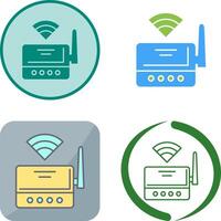 conception d'icône de routeur wifi vecteur