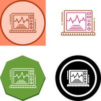 ekg moniteur icône conception vecteur
