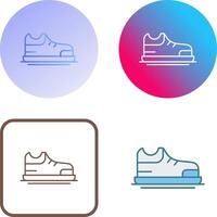 conception d'icône de chaussures vecteur