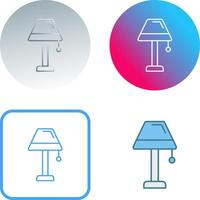 conception d'icône de lampe vecteur