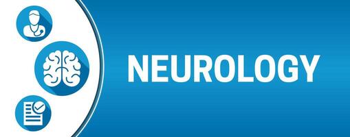 neurologie Contexte illustration avec cerveau et médecin Icônes vecteur