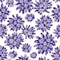 coloré margaret fleur floral textile répéter modèle Contexte vecteur