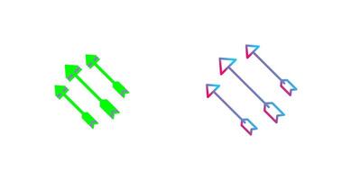 unique flèches icône conception vecteur