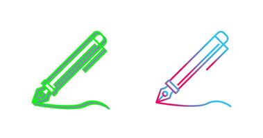 conception d'icône de stylo vecteur