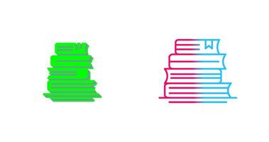 conception d'icône de livres vecteur