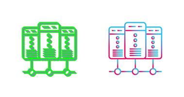 conception d'icône de serveur vecteur