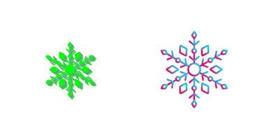 conception d'icône de flocon de neige vecteur