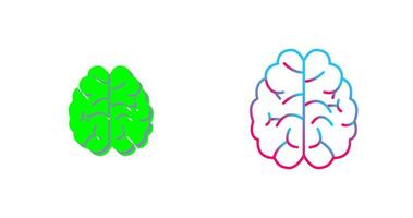 conception d'icône de cerveau vecteur