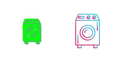 conception d'icône de machine à laver vecteur