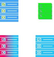 scrutin papier icône conception vecteur