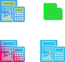 conception d'icône de calcul vecteur