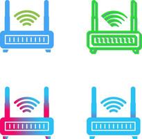 conception d'icône de routeur wifi vecteur