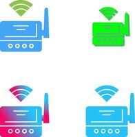 conception d'icône de routeur wifi vecteur