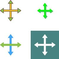 unique bouge toi icône conception vecteur