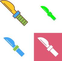 conception d'icône de couteau vecteur