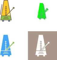 conception d'icône de métronome vecteur