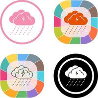 conception d'icône de jour de pluie vecteur